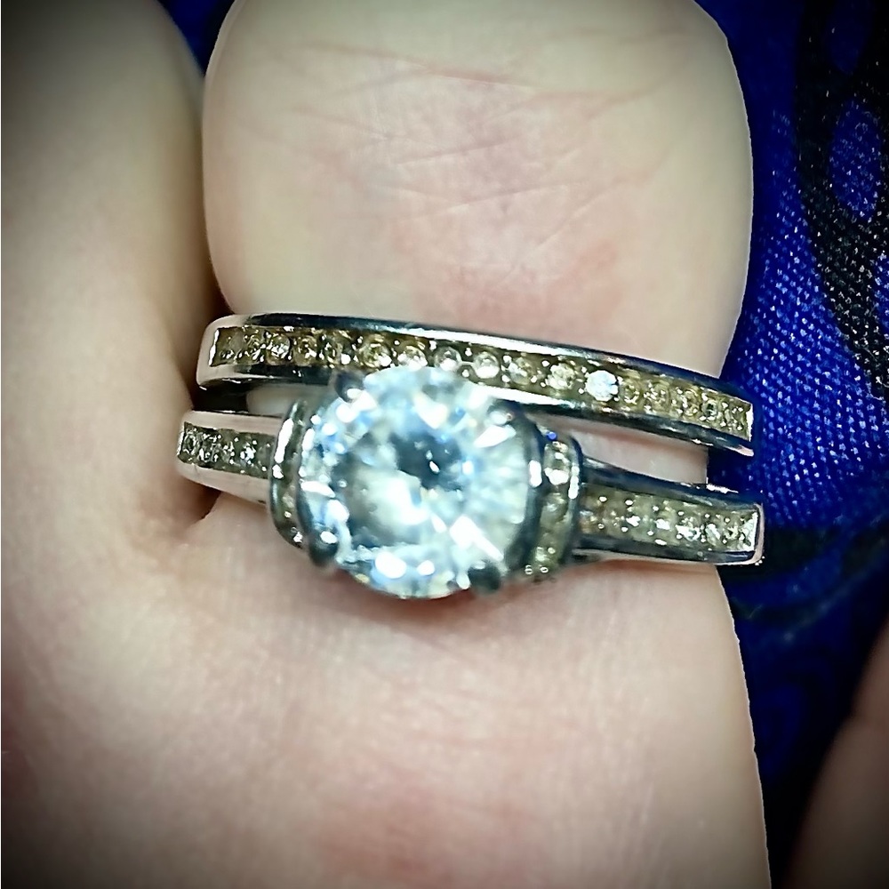 Engagement And Wedding ring set